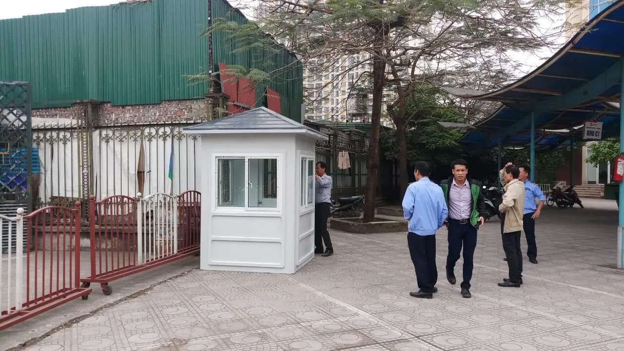 Lắp đặt nhà bảo vệ cho trường học