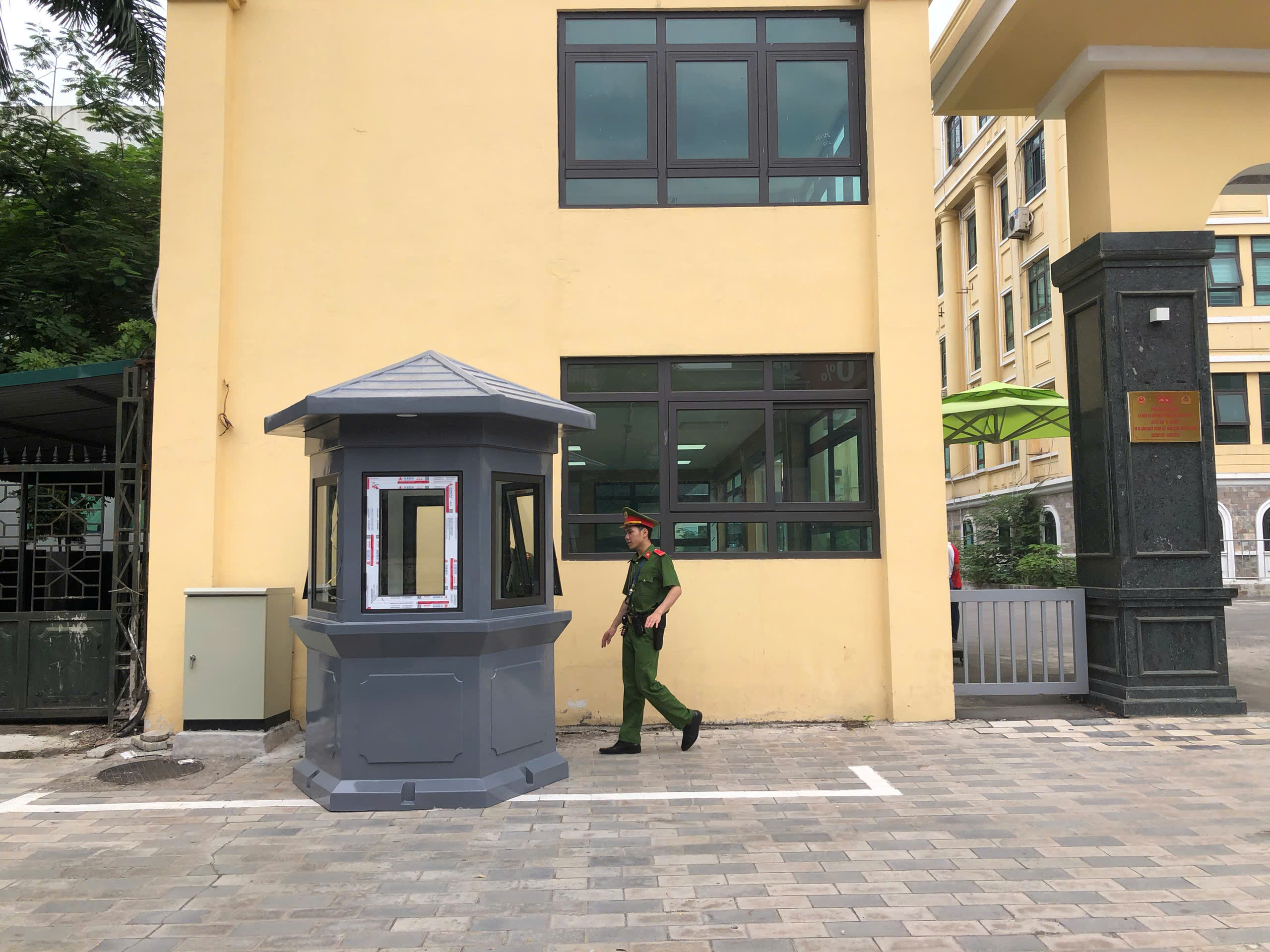 Bốt gác Vinacabin lắp cho cơ quan cảnh sát